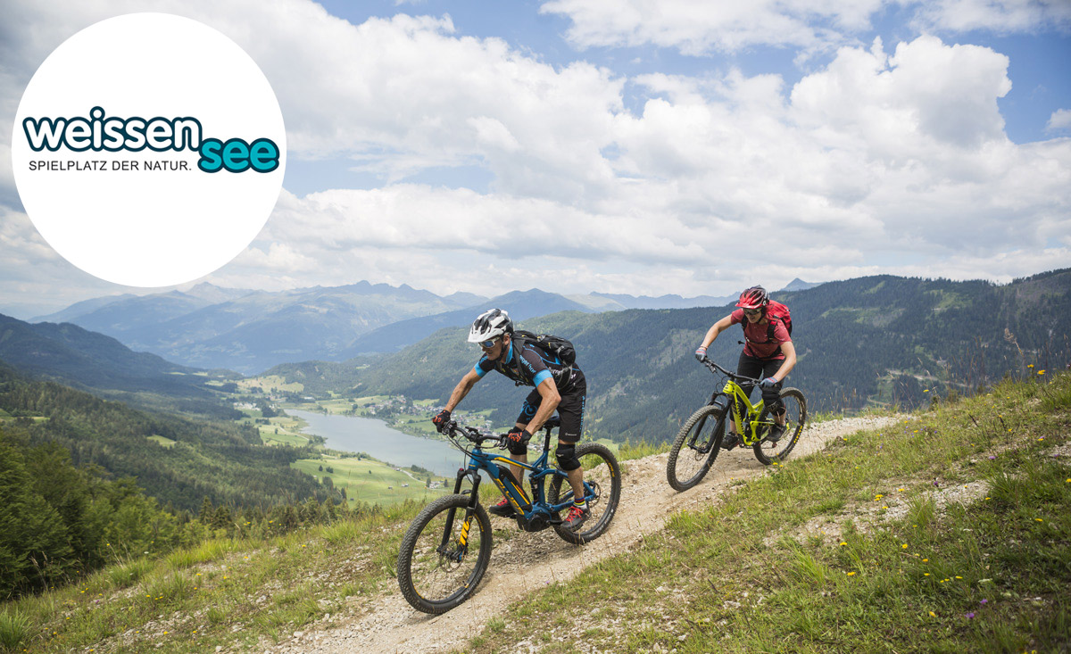 Mountainbiken und Trail biken im Bikepark Weissensee in Kärnten - copyright Heiko Mandl