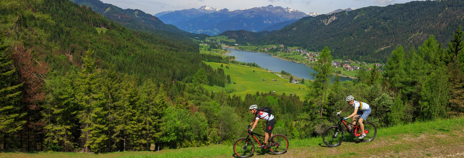 Biken und Natur spüren - Bikeerlebnis Weissensee in Kärnten - copyright Heiko Mandl