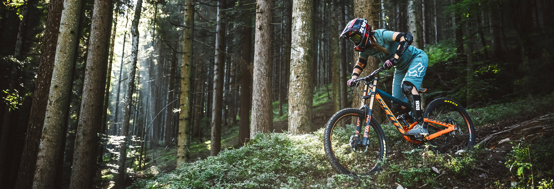 Extrem-Biken durch den Wald im Bikepark Leogang - copyright Salzburger Land Tourismus - Klemens König