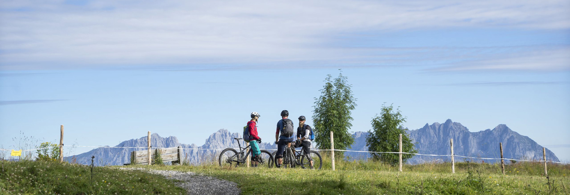 Gemütliche Bikepause - Bikepark Kirchberg Gaisberg in Tirol - copyright Tirol Werbung / Neusser Peter