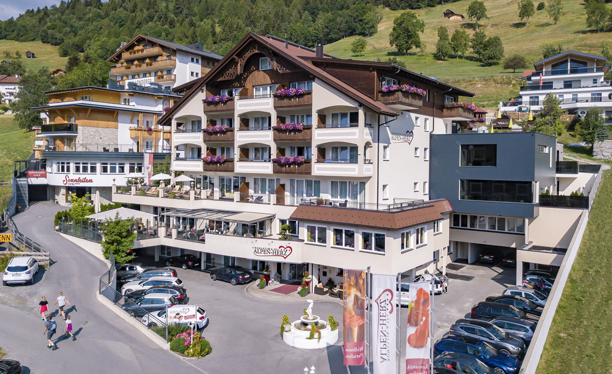 Mountainbike Hotel Alpen Herz Ladis Tirol