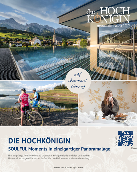 die HOCHKÖNIGIN - Bikeurlaub Wellnesshotel Maria Alm Hochkönig